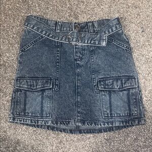 Justice skort 12 Denim Mini Skirt with Belt